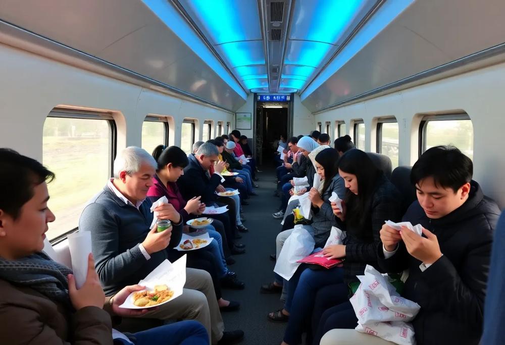 train passengers